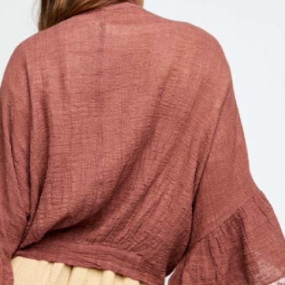 Free People Rosewood Poppy Kimono - Picture 6 of 16